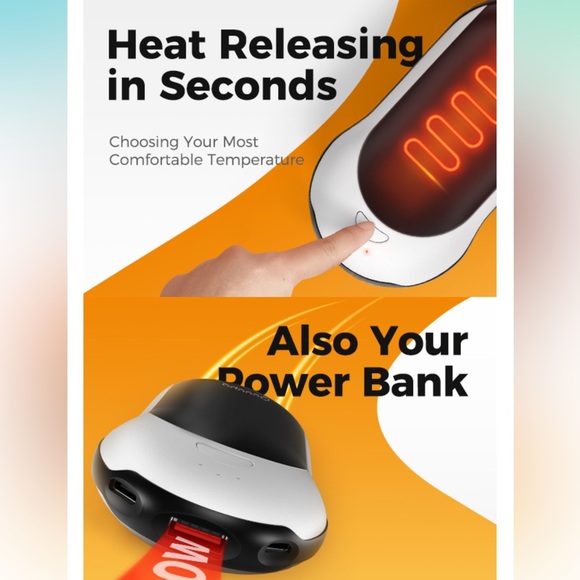 Pink Rechargeable Hand Warmer - Picture 5 of 5